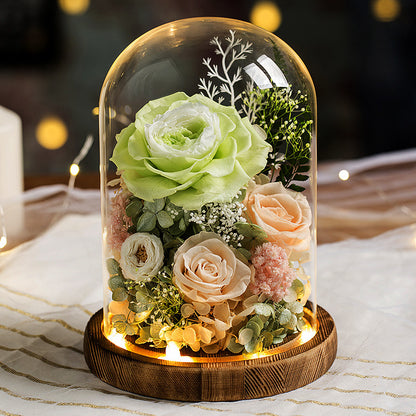 Elegant DIY Glass Cover Gift Box - Luxury Birthday & Special Occasion Gift