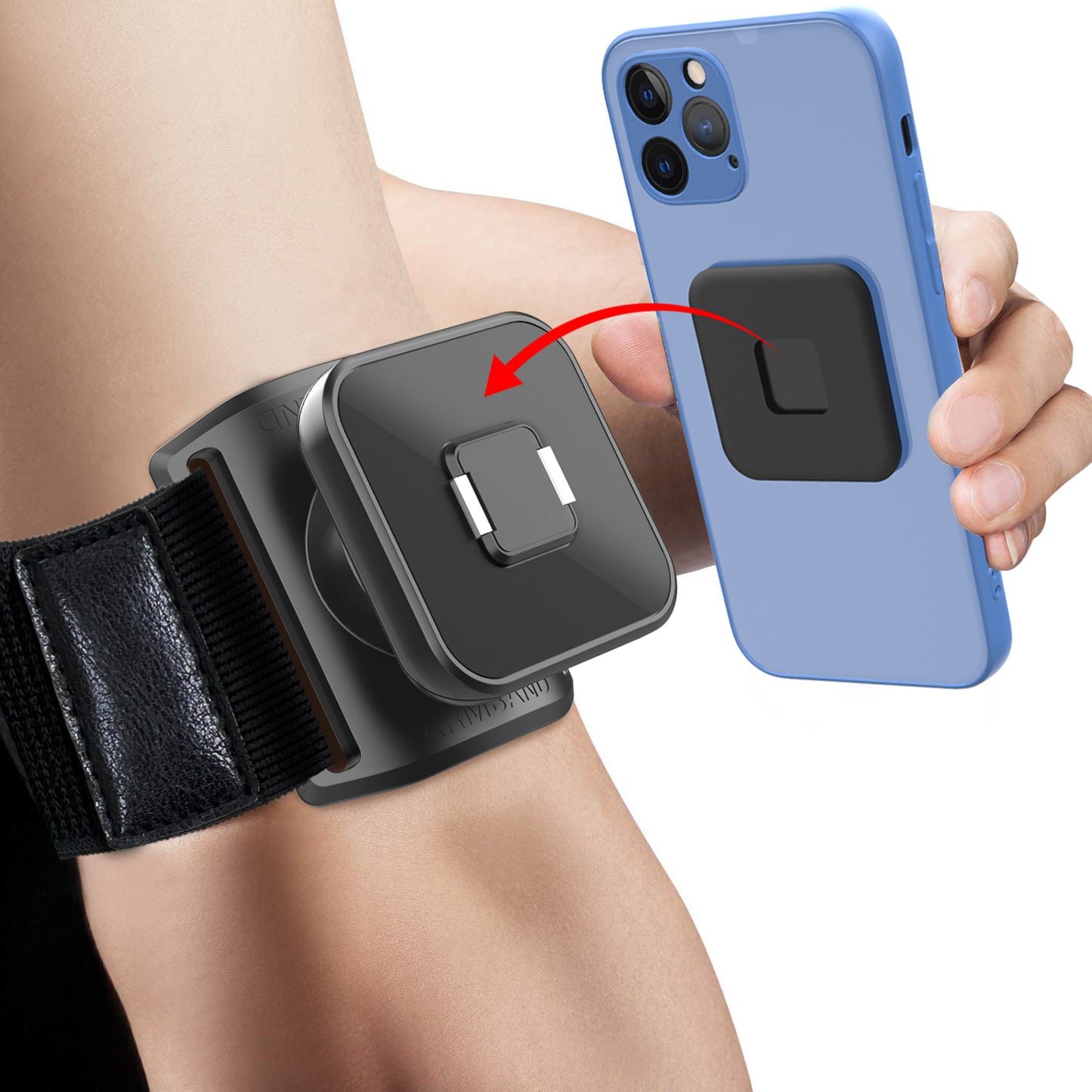 Fitness Running Armband with Adjustable Phone Bracket