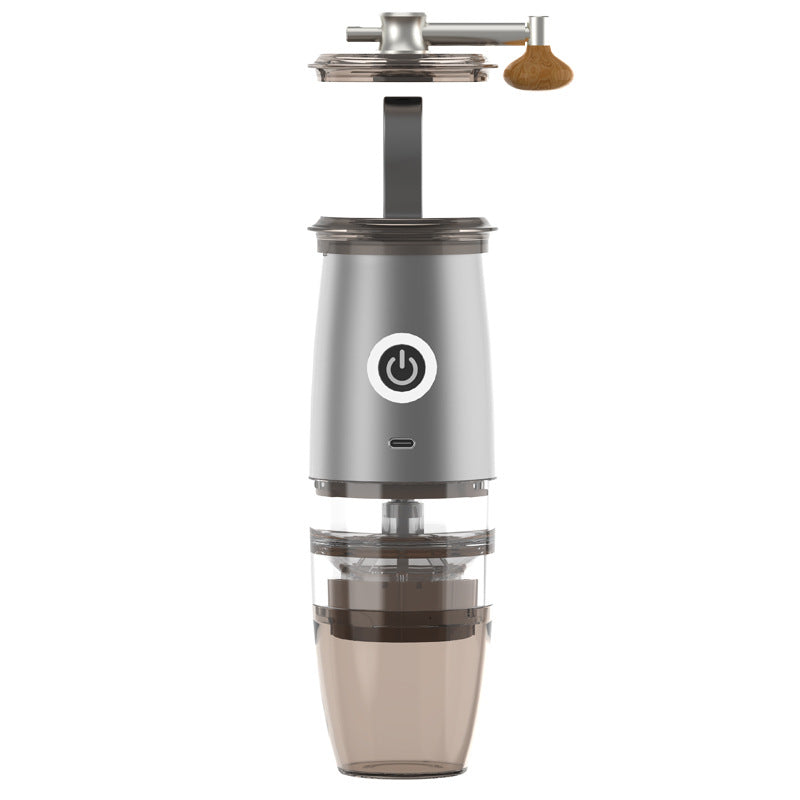 Portable Coffee Machine & Grinder – USB Electric, Manual, Compact Design