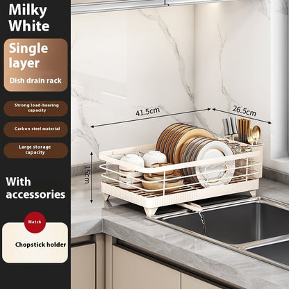 Countertop Bowl & Dish Rack – Self-Draining, Multi-Purpose Kitchen Organizer