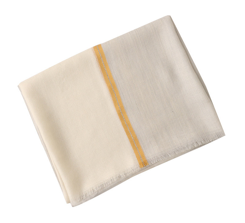 Ring Velvet Long Shawl – Autumn & Winter Cozy Wrap for Women