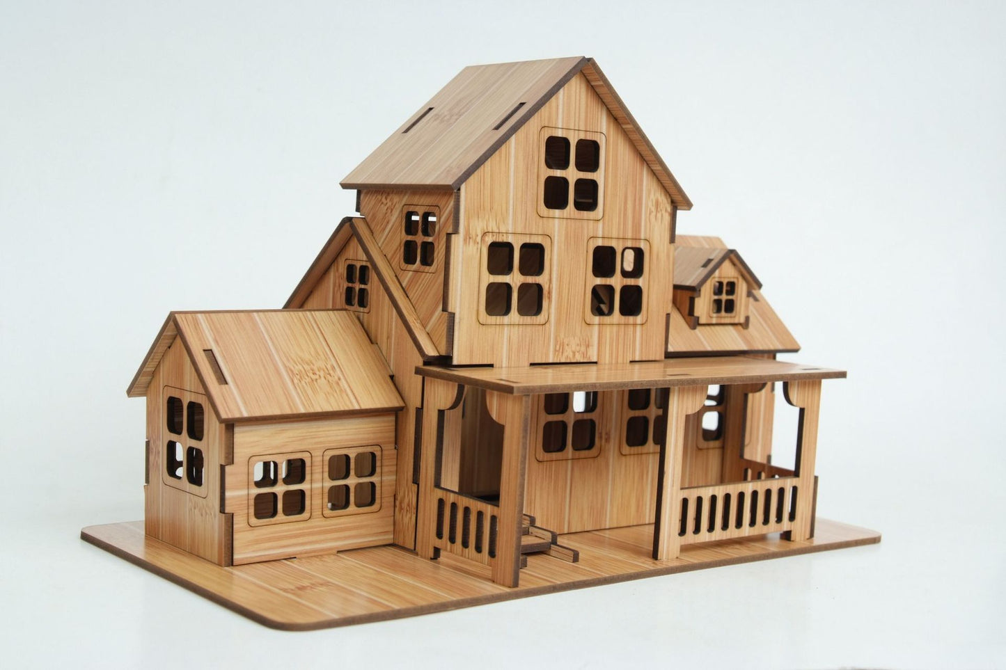 3D Wooden Puzzle Model – DIY Craft Kit & Elegant Home Décor Piece”
