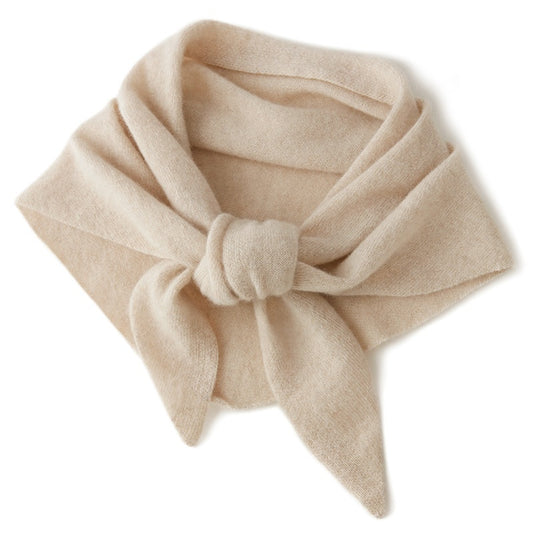 100% Pure Cashmere Knitted Shawl – Small Korean Style Unisex Wrap