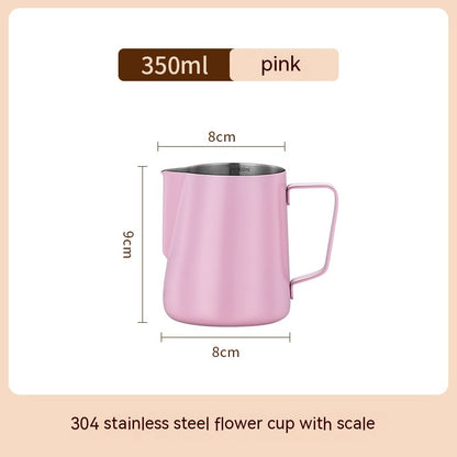 Professional Stainless Steel Milk Frothing Pitcher – Latte Art Barista Jug