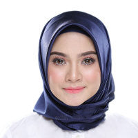 Elegant Satin Imitation Silk Shawl – Lightweight Ladies Headscarf