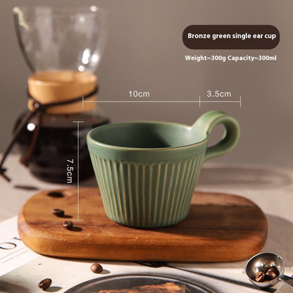 Cozy 2-Pack Vintage Stoneware Coffee Mug – Save More & Sip Together