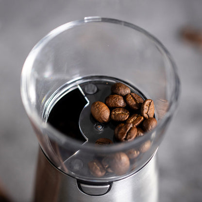 Electric Coffee Grinder – Adjustable Stainless Steel Burr Mill