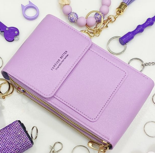 Touchscreen Crossbody Phone Bag – Stylish Mini Wallet for Women