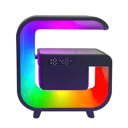 Bluetooth Speaker BT-3401 – Wireless Charger, Clock & Ambient Light