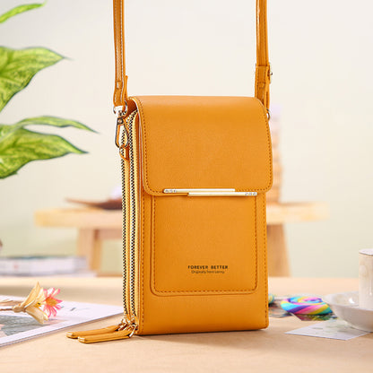 Touchscreen Crossbody Phone Bag – Stylish Mini Wallet for Women