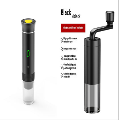 Electric 3-in-1 Portable Coffee Grinder & Espresso Maker – Travel & Home Use