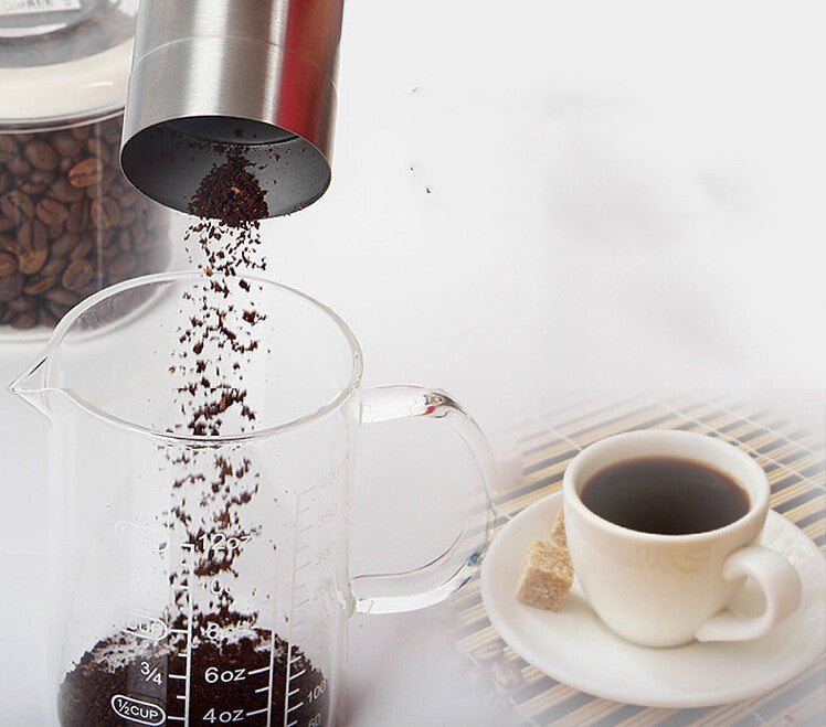 304 Stainless Steel Manual Coffee Brewer – Compact & Elegant Design