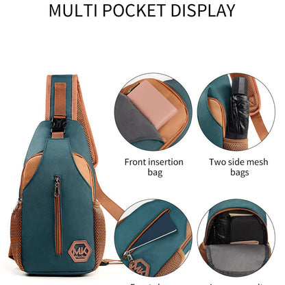 Korean-Style Crossbody Bag – Wear-Resistant & Casual