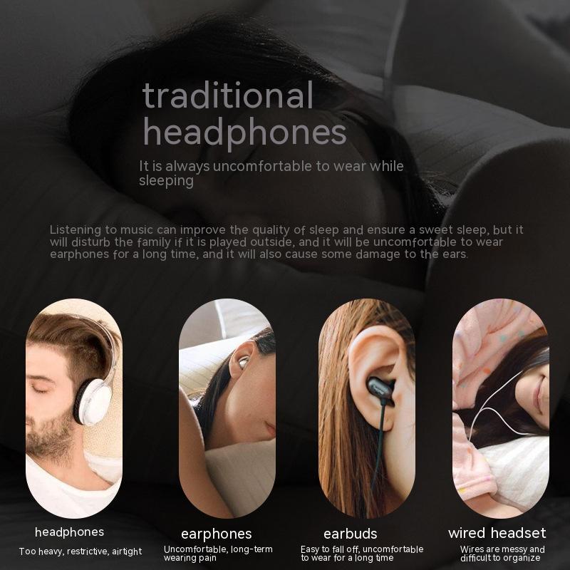 Bone Conduction Sleep Speaker – Bluetooth Wireless Headset for Bedtime & Relaxation