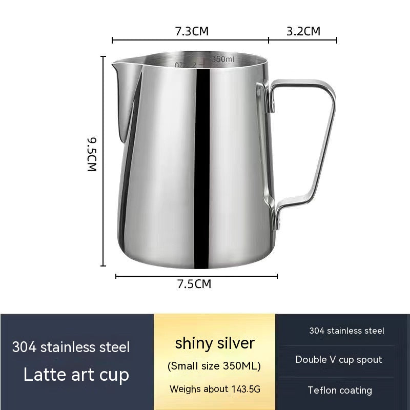 Professional Stainless Steel Milk Frothing Pitcher – Latte Art Barista Jug