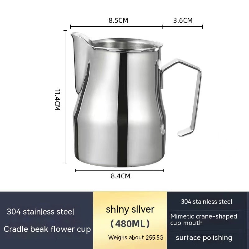 Professional Stainless Steel Milk Frothing Pitcher – Latte Art Barista Jug