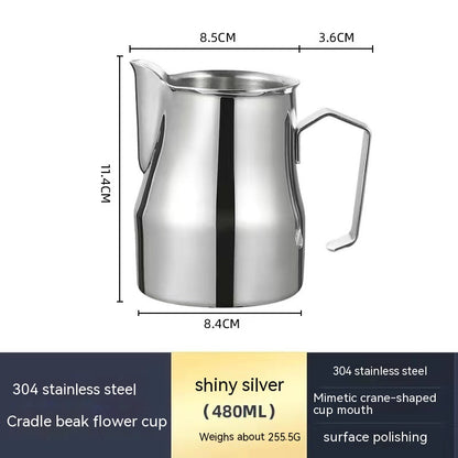 Professional Stainless Steel Milk Frothing Pitcher – Latte Art Barista Jug