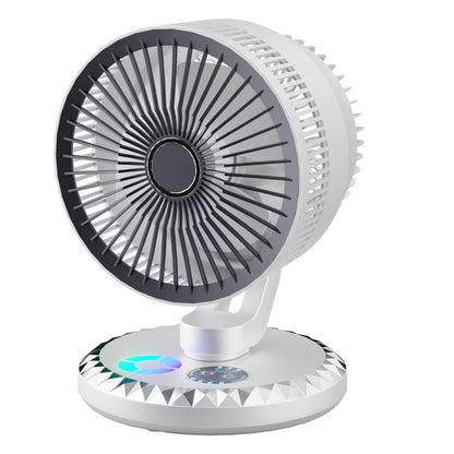 Elegant Portable Desk Fan – Silent Airflow for Work, Home & Travel Comfort