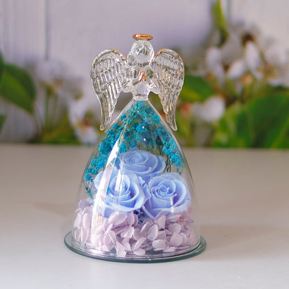 Eternal Angel Rose Glass Dome Gift Box – A Timeless Symbol of Love