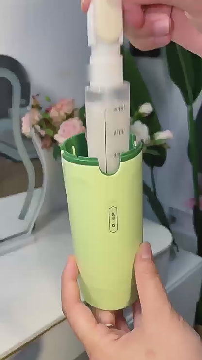 4-in-1 Travel Dispenser Bottle – Leakproof Portable Container for Toiletries & Perfume