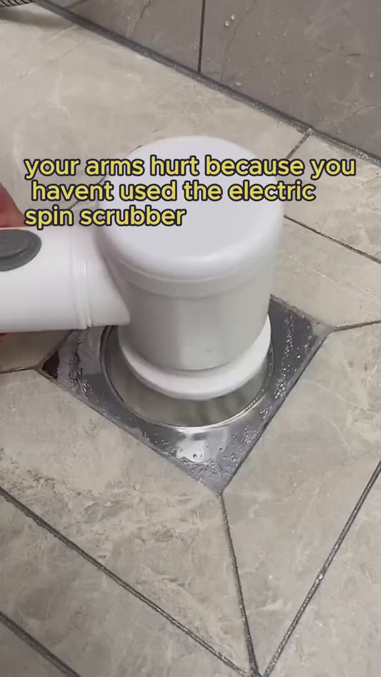 Electric Spin Scrubber Brush | Rechargeable Kitchen & Bathroom Cleaner
