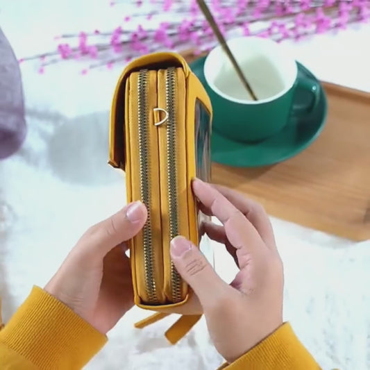 Touchscreen Crossbody Phone Bag – Stylish Mini Wallet for Women