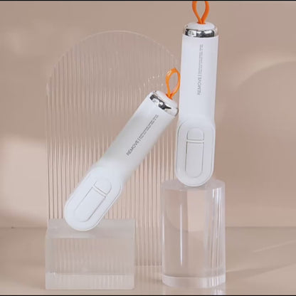 Two-in-One Portable Lint Remover Roller – Reusable Clothes & Fabric Cleaner