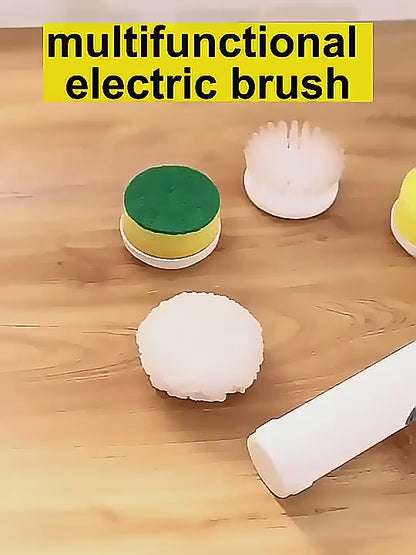 Electric Spin Scrubber Brush | Rechargeable Kitchen & Bathroom Cleaner