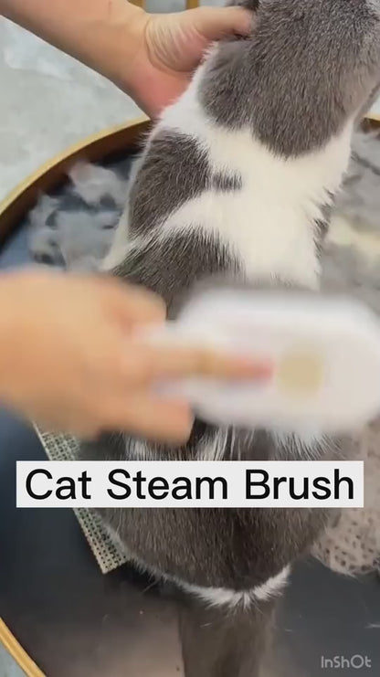 3‑in‑1 Electric Pet Grooming Brush – Steam Spray Hair Removal & Massage for Cats & Dogs