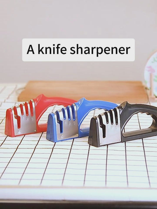 4-in-1 Diamond Knife & Scissors Sharpener – Professional Blade Restoration Tool for a Smarter Kitchen