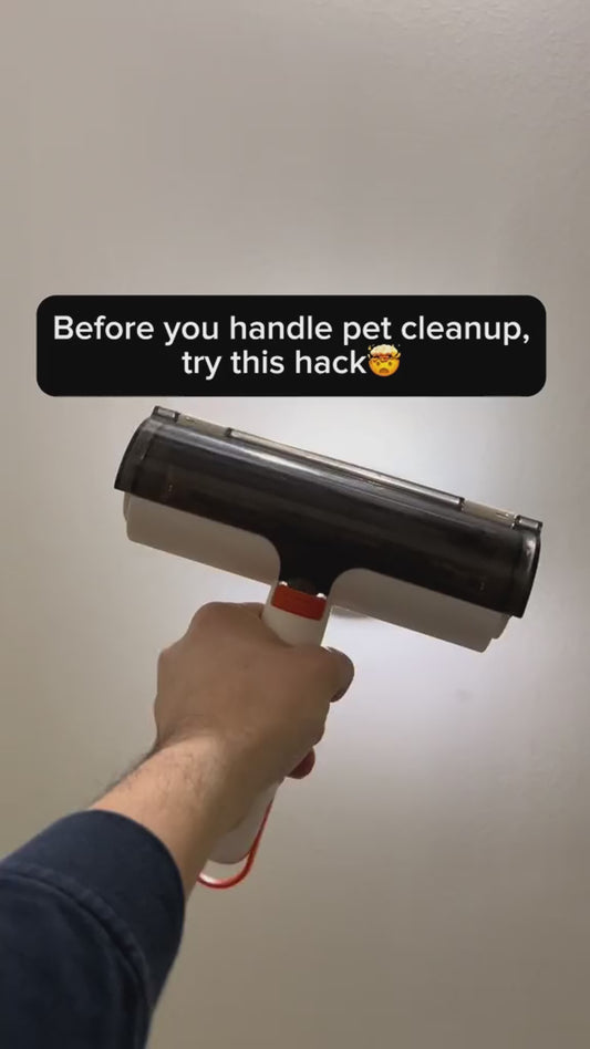 2-in-1 Pet Hair Removal Roller | Reusable, Washable & Portable