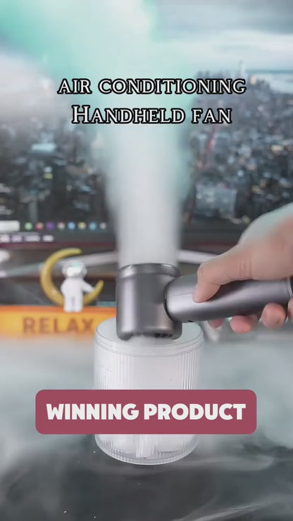 Portable Turbo Cooling Fan – Semiconductor Chill Technology, 3000mAh Battery, Adjustable Wind Speeds