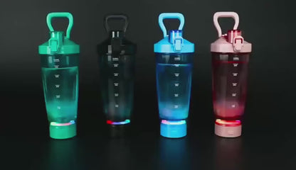 USB Rechargeable Auto Self-Stirring Coffee & Protein Mixing Cup with LED Light