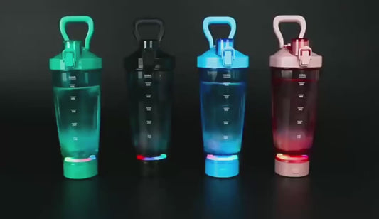 USB Rechargeable Auto Self-Stirring Coffee & Protein Mixing Cup with LED Light
