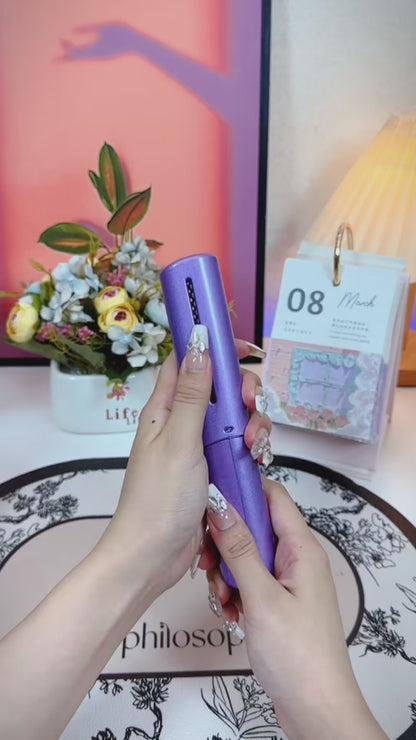 Virelia Cordless Ionic Hair Styler - Smooth, Curl & Style — Anytime, Anywhere
