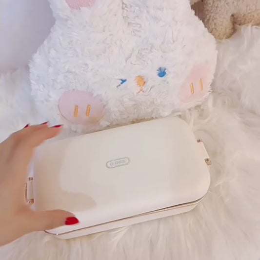 No-Water Heating Electric Lunch Box – Portable, Rechargeable & USB Powered
