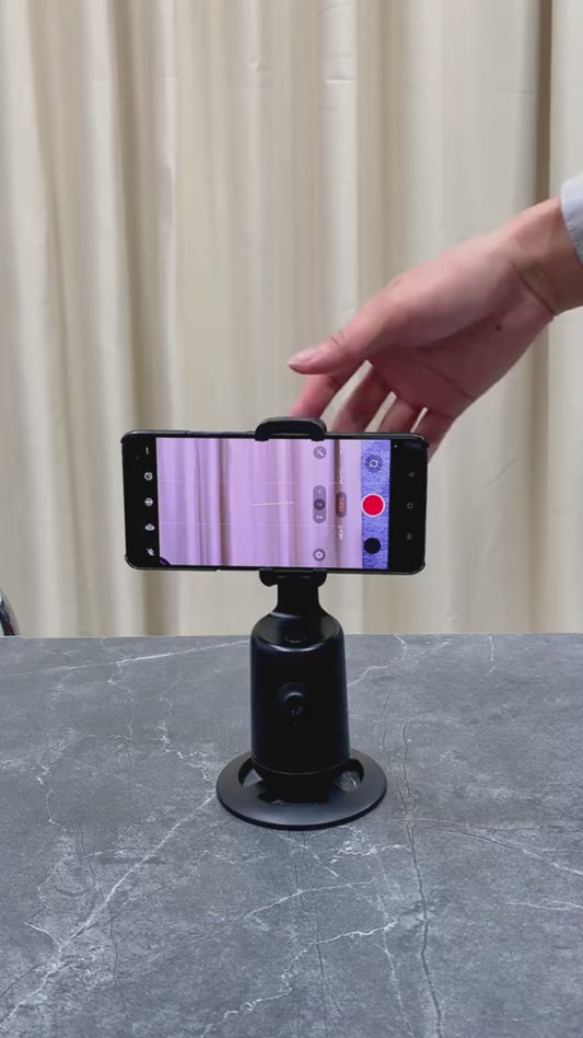 Virelia AI Smart Tracking Gimbal™ – 360° Auto Face Tracking Stabilizer for Effortless Filming