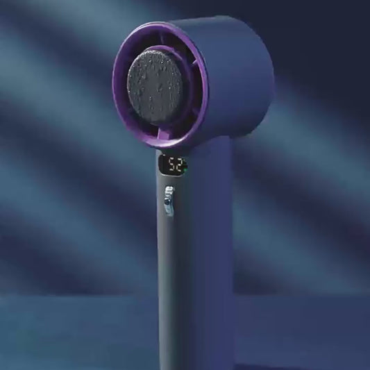 Portable Turbo Cooling Fan – Semiconductor Chill Technology, 3000mAh Battery, Adjustable Wind Speeds