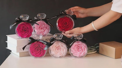 The Eternal Bloom™ – Preserved Rose in Glass Dome Gift Box
