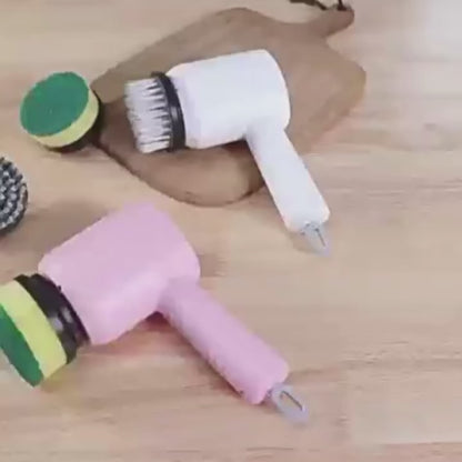 Cordless Electric Spin Cleaning Brush – Multi-Purpose Deep Cleaning Scrubber for Bathroom, Kitchen & Home