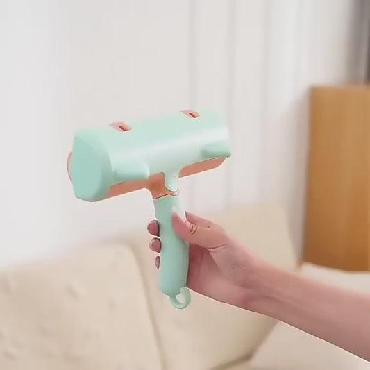 2-in-1 Pet Hair Removal Roller | Reusable, Washable & Effortless Fur Cleaner